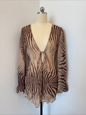 SKIMS x Roberto Cavalli mini dress